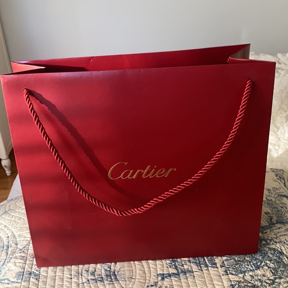 Cartier | Bags | Cartier Authentic Shopping Bag | Poshmark
